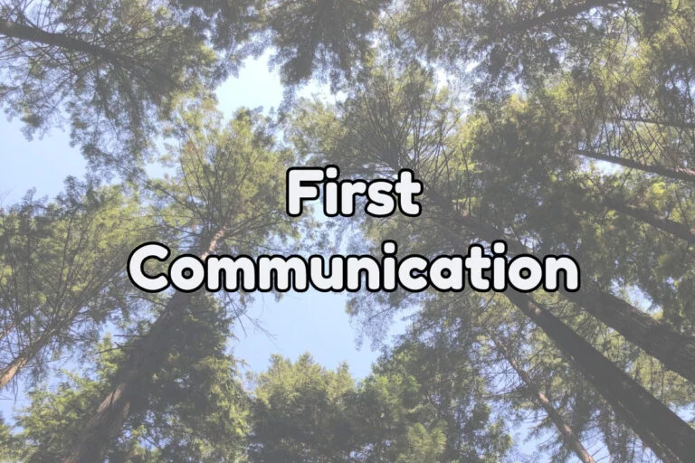 The First Communication